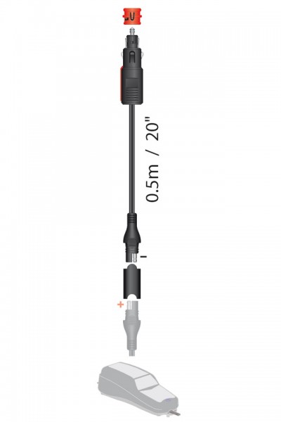 Optimate 4 12V Stecker DIN-Steckdosen